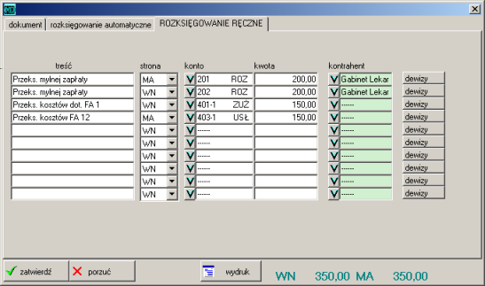 1.3.13 Faktury Invoice NP Dokumentuje świadczenie (eksport) usług opodatkowanych poza terytorium kraju, zarówno dla nabywców zgodnie z art. 28b ustawy o VAT, jak i nie. 1.3.14 Import Import rejestruje się bardzo podobnie jak WNT w rejestrze VAT od importu, dodatkowym elementem jest wprowadzenie ceł i innych opłat w pole cło.