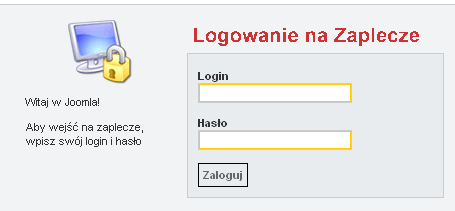 PORADNIK JOOMLA! 1. Logowanie do CMS`a Joomla! strony XX LO Wpisz w przeglądarce: www.xxlo.pl/administrator Wpisz Login oraz Hasło Posługując się Joomla!