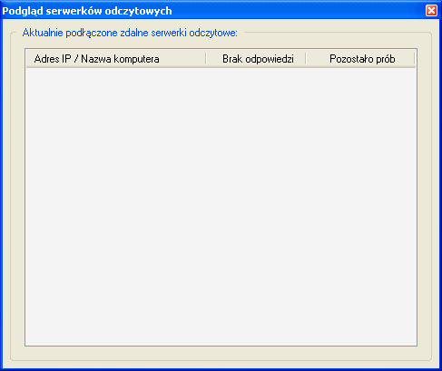 Rys. 11-3 Okno podglądu stanów transmisji Online Rys. 11-4 Okno podglądu klientów Online 11.