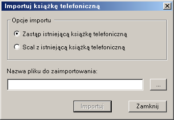 Aby skopiować pozycję: 1. Wybierz pozycję w książce telefonicznej na karcie SIM lub zapisanej książce telefonicznej. 2. Wybierz polecenie Skopiuj do w menu Książka telefoniczna.