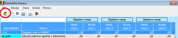 W tym momencie możemy również dopisać nowego kontrahenta postępując tak jak opisano w punkcie II 2. instrukcji obsługi.