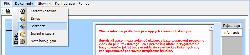 Pojawi się podgląd wydruku i po weryfikacji poprawności dokumentu należy wybrać ikonę z symbolem drukarki WYDRUK. Operacja ta spowoduje wydrukowanie faktury zaliczki. 21.