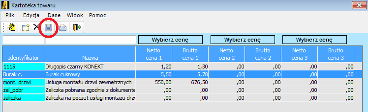 Po uzupełnieniu zakładki dane podstawowe należy przejść do zakładki DANE FISKALNE, RR I CN.