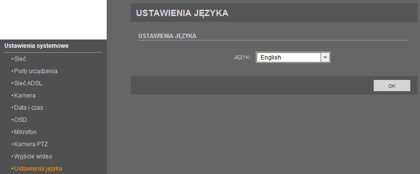 NVIP-1DN5000V/IR-1P Instrukcja obsługi wer.1.0 INTERFEJS WWW - PRACA Z KAMERĄ 4.5.9. Wyjście wideo W menu Wyjście BNC można włączyć lub wyłączyć serwisowe wyjście BNC.