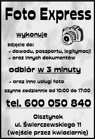 tel/fax 519 29 50, 519 13 87, Olsztynek, ul.