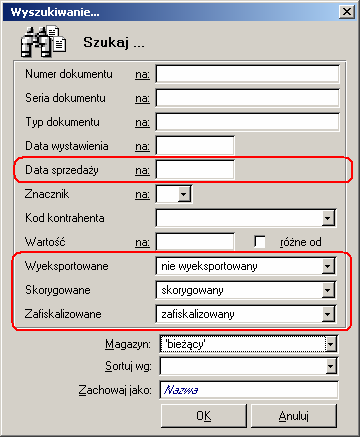 SYMFONIA Handel Premium Strona 5 z 7 W przypadku, gdy dla jakiegoś towaru jednostki nie są określone przy sporządzaniu zestawienia przyjmowany jest przelicznik równy 1.