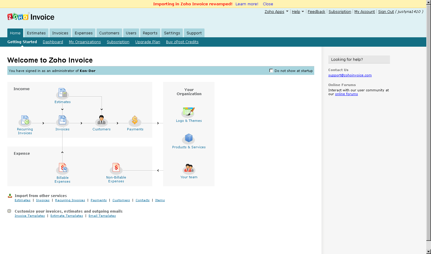 ZOHO Invoice