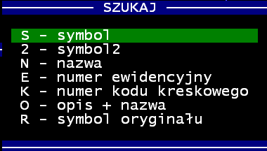 7. Wyszukiwanie towarów przez symbole dostawców, symbole zamienników, symbole oryginalne i symbole towarów w bazie AP Istnieje również możliwość przeszukiwania naszej bazy poprzez nazwy towarów,