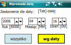 Następnie pojawia się menu: Anulowanych dokumentów drukuje zestawienie anulowanych faktur z podaną kwotą i z informacją, czy została wydrukowana nowa faktura dla tego odbiorcy.