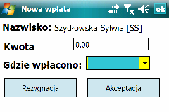 Kwoty sprzedaży wg formy płatności Drukuje raport sprzedaży z podziałem na formy płatności (gotówka, poczta/bank) Odbiorców odprowadzających ścieki Drukuje listę odbiorców odprowadzających ścieki