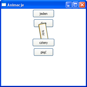 Teraz każdy z przycisków będzie używał tej animacji: <StackPanel> <Button>jeden</Button>