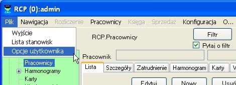 5. SR-RegiTech - RCP SR-RegiTech - Instrukcja użytkownika 5.4.2. Kolor tła tabel z danymi Każdy użytkownik może zdefiniować własny kolor tła tabel, w których wyświetlane są dane.