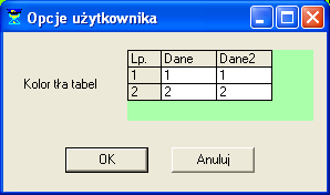 Przykładowe pola w których program decyduje o kolorze tła: - Absencja (kolor tła jest taki jak kolor absencji zdefiniowany w konfiguracji) - Status dnia w rozliczeniu pracowników - Poszczególne dni w