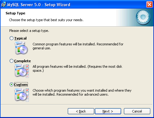 3. Instalacja SR-RegiTech RCPmini - Instrukcja użytkownika 3.1.1. Instalacja krok po kroku: 1. Uruchomienie programu instalacyjnego serwera bazy danych MySQL plik: - mysql-essential-5.0.90-win32.