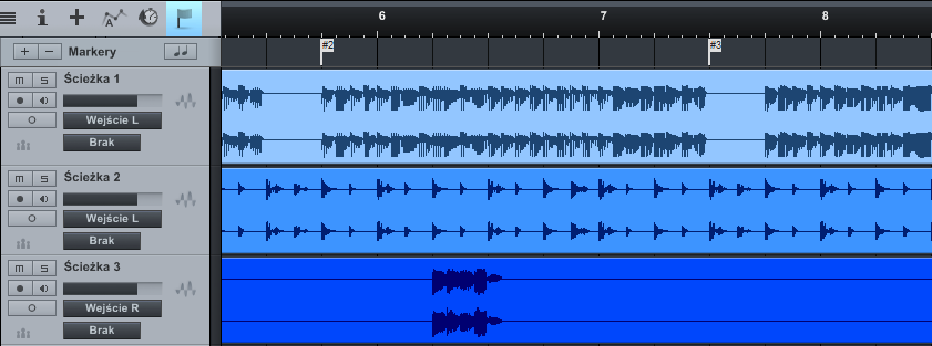 9.7 Ścieżka markerów Na pewn chcesz mieć mżliwść szybkieg przechdzenia pmiędzy różnymi bszarami utwru pdczas mikswania.