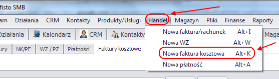 . 4.8. Uwaga: pozostałe funkcje związane z tworzeniem zamówieniem zostałe opisane w rozdziale Elementy wspólne dla ofert, zamówień i faktur 4.8.1.