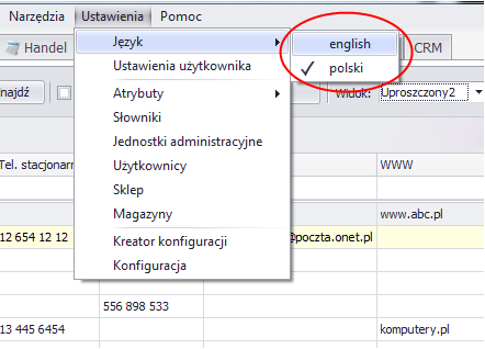 Magazyn - wyświetla listę magazynów firmy, pozwala na dostawy, inwentaryzacje oraz transfery między magazynami Pliki - umożliwia przechowywanie dokumentów, grafik, zdjęć oraz wszystkich innych