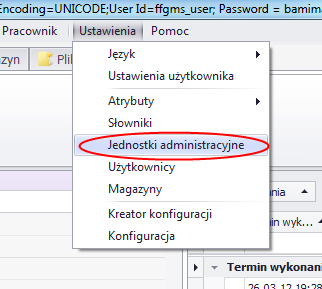 3.6. Jednostki administracyjne Jednostki administracyjne to kraje, województwa i miejscowości, które są wykorzystywane przy tworzeniu adresów kontatków.