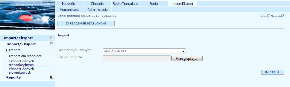 Lista znajdująca się na dole po lewej stronie zawiera nazwy wszystkich dostępnych pól dla danego rodzaju szablonu. Na liście po prawej stronie znajdują się nazwy, które zostały dodane do szablonu.