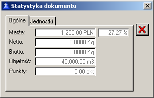 Odznaczenie tej opcji i zapisanie dokumentu spowoduje jego zatwierdzenie. Po tej operacji nie moŝna go będzie dalej edytować.