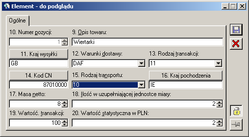Dokument źródłowy FS, FSK, FW, FWK, FSE, FKE, (MM, RW, RWK) * FZ, FZK, PW, PWK WZ, WZK, WZE, WKE PZ, PZK PZI * MM, RW, RWK - walutą elementu zawsze jest PLN Data, wg której przeliczany jest kurs Data