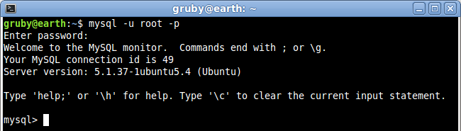 Na co terminal reaguje mniej więcej tak -I/usr/include/mysql -DBIG_JOINS=1 -fno-strict-aliasing -DUNIV_LINUX Po tych czynnościach będziemy mogli skompilować program tak, jak jest to pokazane w