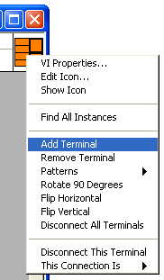 Edycję złącza można wykonać wyłącznie w oknie edytora pulpitu wykorzystując menu podręczne pola Ikona/Złącze.