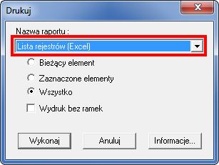 Wydruk deklaracji elektronicznej z potwierdzeniem UPO Dodano możliwość utworzenia wydruku deklaracji elektronicznej wraz z numerem potwierdzenia UPO.