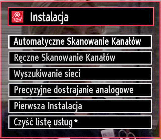 Aby wybrać opcję Tak lub, proszę ją podświetlić przyciskiem lub i wcisnąć przycisk OK.