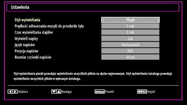 aby wyłączyć zarówno pętlę, jak i losowe. Proszę nacisnąć ponownie, aby włączyć tylko losowe. Proszę nacisnąć ponownie, aby włączyć wszystko.