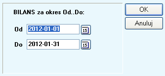 Bilans Tak jak Rachunek Zysków i Strat w Systemie Ognik możesz wyliczyć automatycznie także Bilans. Aby przejść do Bilansu w Głównym Oknie Systemu kliknij przycisk "Sprawozdania".