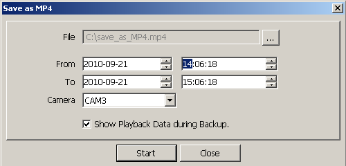 E-Viewer - user s manual, ver. 1.1 REMOTE BACKUP COPY OF RECORDINGS 6. REMOTE BACKUP COPY OF RECORDINGS E-Viewer software allows to remotely create backup copies of DVRs recordings.