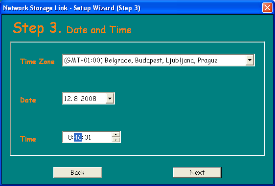 Zalecamy użycie automatycznego przydzielania adresów Automatically obtain an IP address (DHCP).