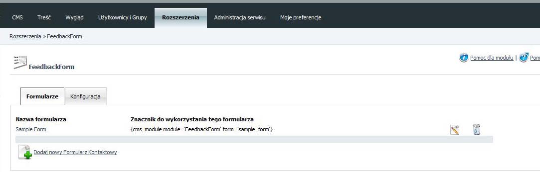 Formularze Kontaktowe mogą zawierać wiele rodzajów pól, można też przypisać walidację (sprawdzanie poprawności) do tych pól.