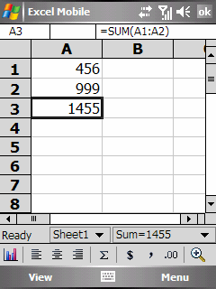 6.3 Aplikacja Excel Mobile Aplikacja Microsoft Excel Mobile współpracuje z programem Microsoft Excel w komputera stacjonarnym, aby w prosty sposób udostępnić Ci kopie Twoich skoroszytów.