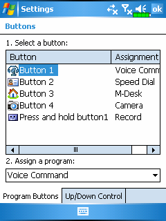 Definiowanie klawiszy funkcyjnych (Hot Keys) Kliknij, Settings, zakładka Personal a następnie Buttons.