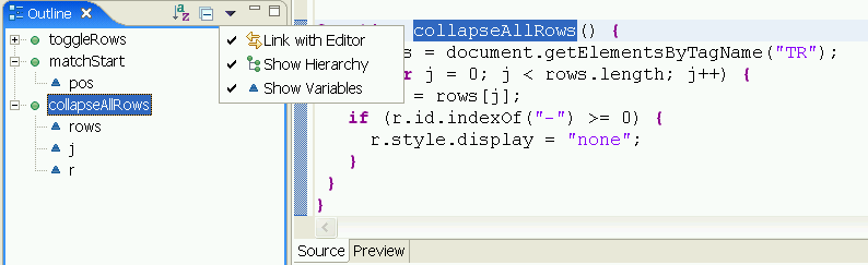 Edytowanie ECMAScript Podświetlanie