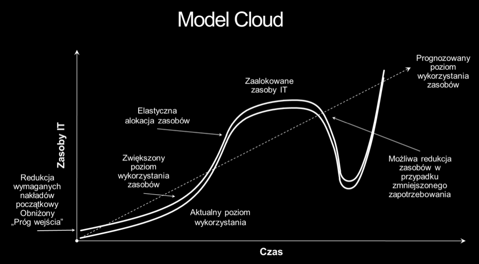 W kolejnym okresie dalszy rozwój firmy (usługi) może wymuszać na użytkowniku konieczność zainwestowania w dodatkową infrastrukturę informatyczną.