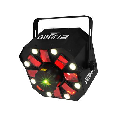 Efekty świetlne DMX 13753 Mini Kinta Led Efekt LED typu Derby 399 PLN Mini Kinta zapewnia czterokolorowe efekty dzięki zastosowaniu diód LED w kolorze czerwonym, zielonym, niebieskim i białym