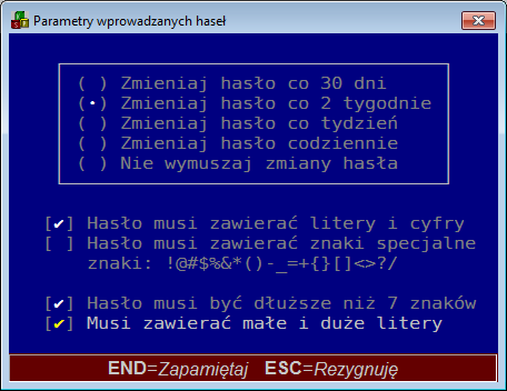 KSP wersja 15.01.031 (Zbiory danych osobowych) Str.7 3. UŻYTKOWNICY, UPRAWNIENIA, LOGOWANIE Jedynie użytkownik z uprawnieniami SuperAdministratora może dodawać do bazy nowych użytkowników.