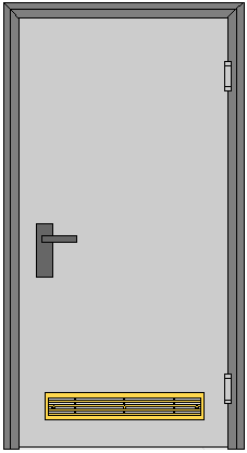 Str. 6/16 Rodzaje drzwi Padilla Drzwi przeszklone w układzie: okrągłym prostokątnym Drzwi z kratką wentylacyjną Kratki wentylacyjne mogą być montowane tylko w drzwiach bez odporności ogniowej.