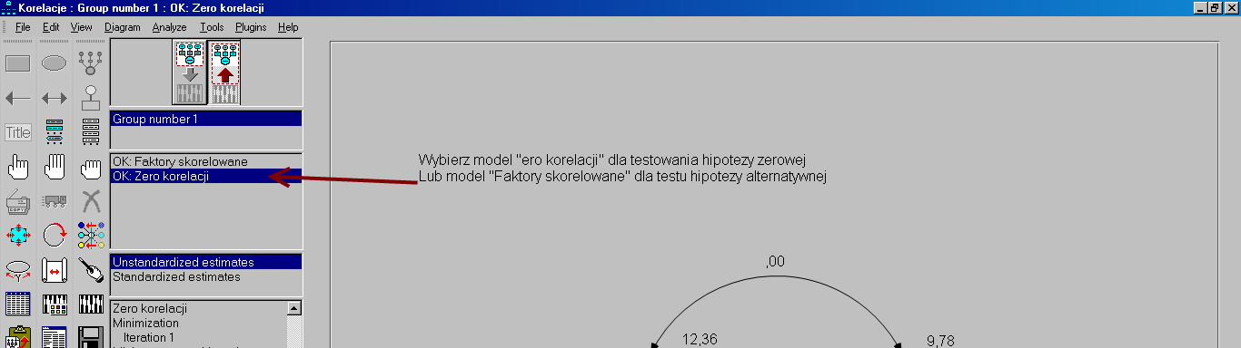 Ryc. 24 Możemy zobaczyć, że współczynnik korelacji wynosi 0,16, natomiast nie są