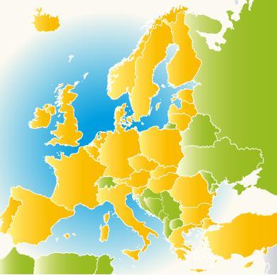 około 600 organizacji, w tym izby handlowe, regionalne agencje rozwoju i uniwersyteckie ośrodki rozwoju, działalność w 45 krajach: Europa, Afryka, Ameryka Pn.