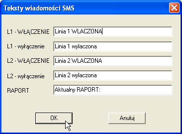 Gener. impulsu P1 po odebraniu CLIP opcja chwilowego włączania P1 dzwonkiem (patrz p. 6.8), Remanencja wyjść opcja przywracania ostatniego stanu wyjść P1, P2 po włączeniu zasilania.