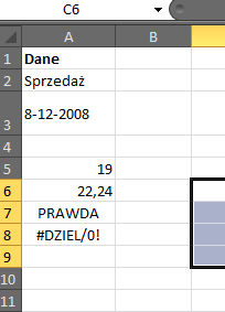 5. ILE.LICZB(wartość1;wartość2;...) Wartość1, wartość2,.