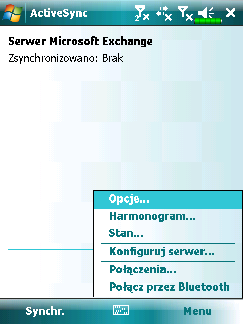 Ostrzeganie w Technologii Direct Push Funkcja ostrzegania w Technologii Direct Push umożliwi Ci jako użytkownikowi, że używając Pocket PC uzyskasz najlepszą usługę biznesową i nigdy nie przegapisz