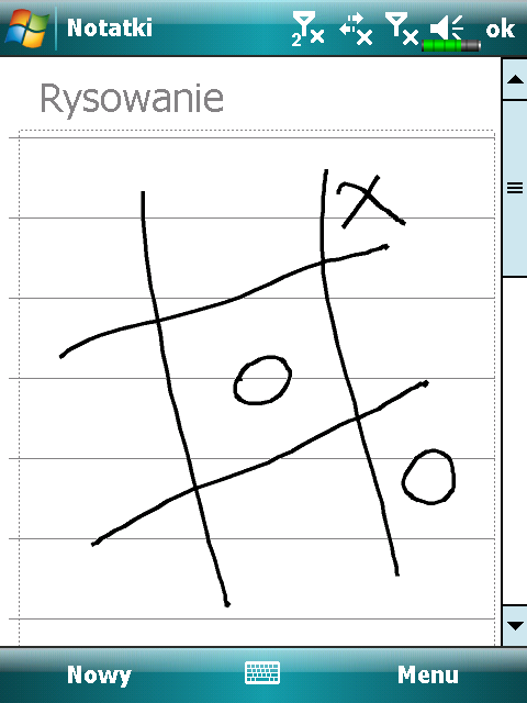 Rysowanie na ekranie Możesz rysować na ekranie w taki sam sposób, jak na nim piszesz. Różnica pomiędzy pisaniem a rysowaniem na ekranie polega na wybieraniu elementów i możliwości ich edycji.