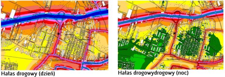 Przykłady wykresów, map wizualizujących wykonaną analizę diagnoza stanu istniejącego Źródło: J. Jeżak (red.), M.