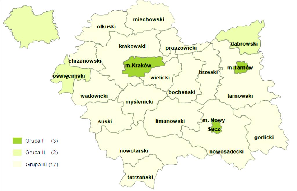 Zróżnicowanie mierników usług