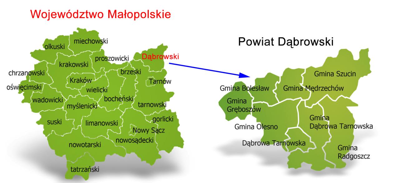 Rozdział IV POWIAT A REGION 4.1.